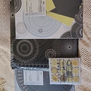 Retired Creative Memories Shine Album w/coordinating Paper & Epoxy Stickers